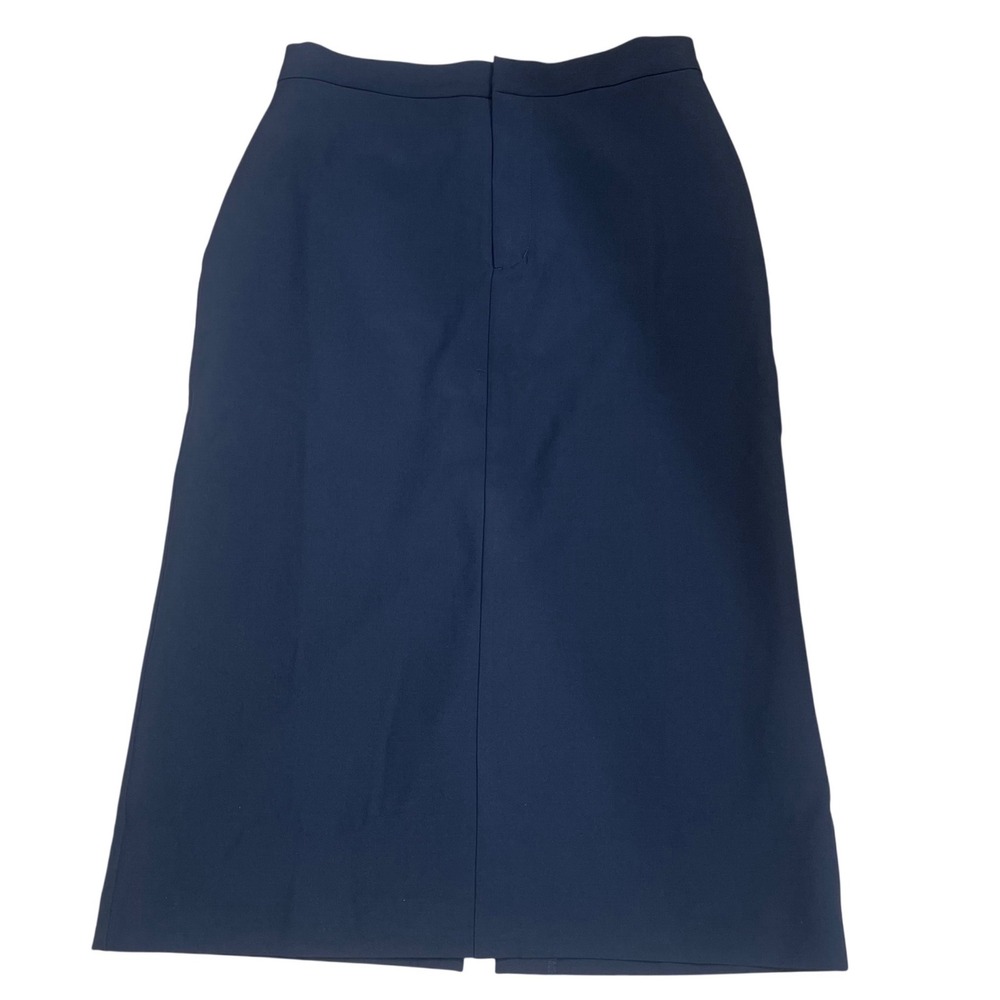 Banana Republic Navy Blue Midi Pencil Skirt 4 Petite NWT mBusiness msrp $80